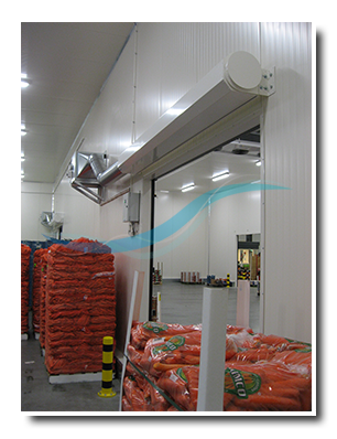 Cold store air curtain - AFIM Air Door - Pronk