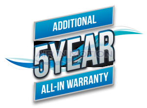 5 year all-in warranty